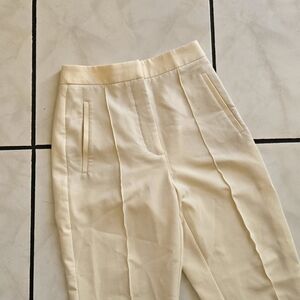 Zara cream trousers
